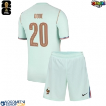Otroški Nogometni dresi Francija Desire Doue #20 Gostujoči SP 2026 Kratek Rokav (+ Kratke hlače)